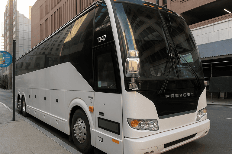 a Charter Bus Rental Birmingham coach bus