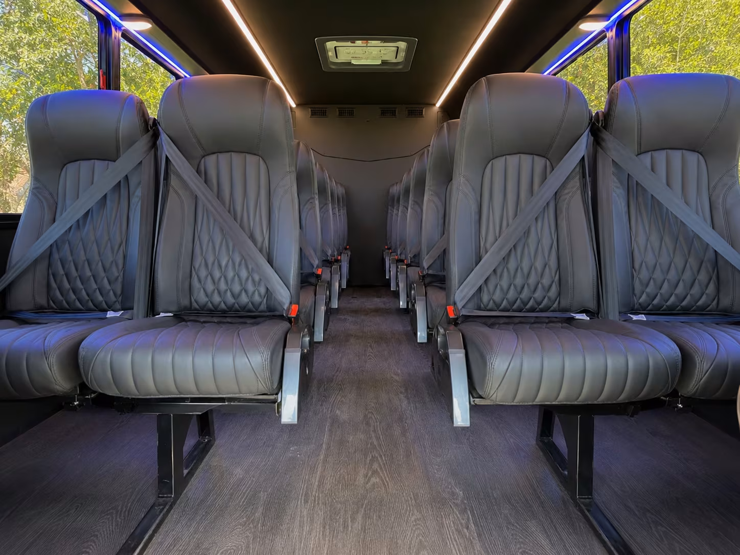 20 passenger minibus interior