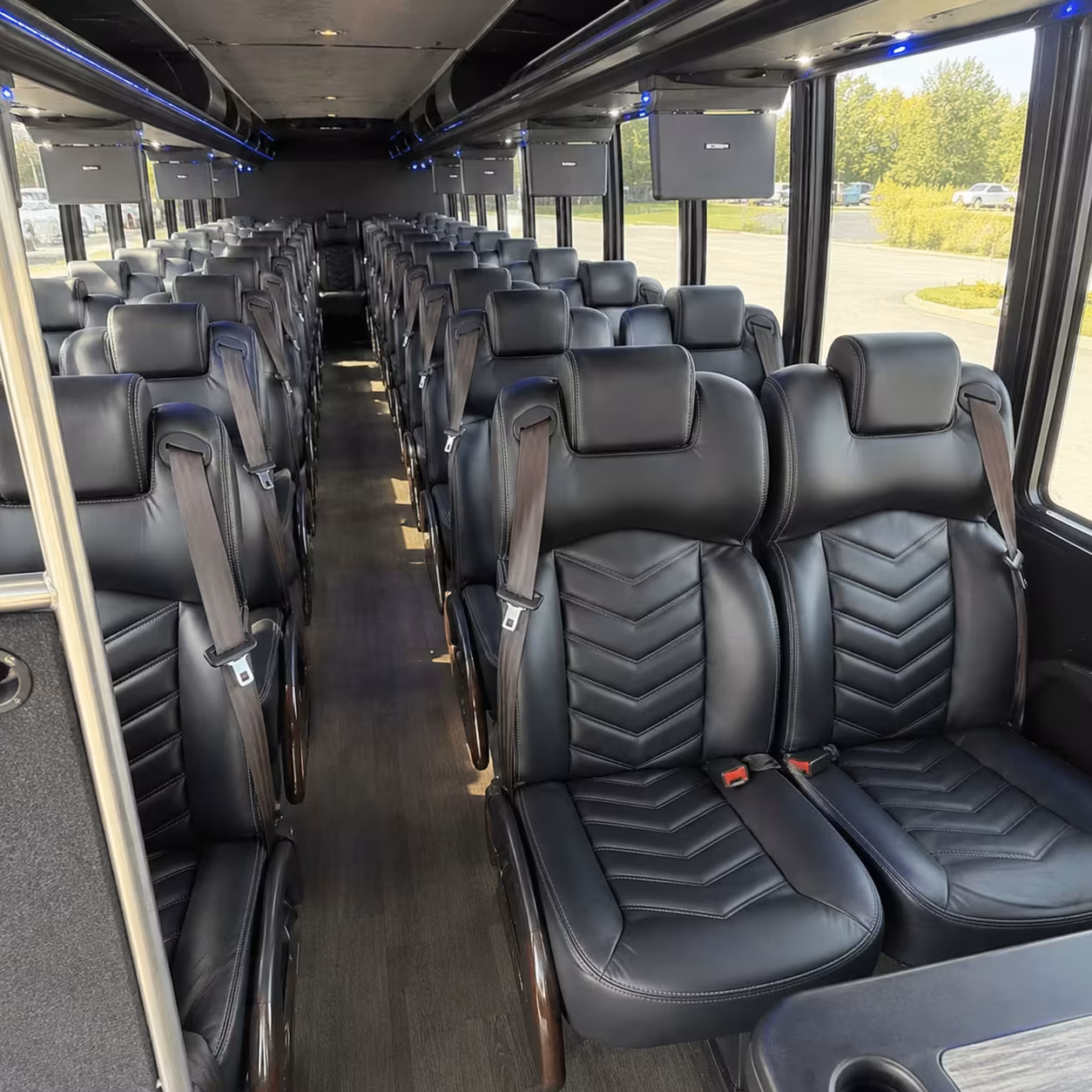 25 passenger minibus interior