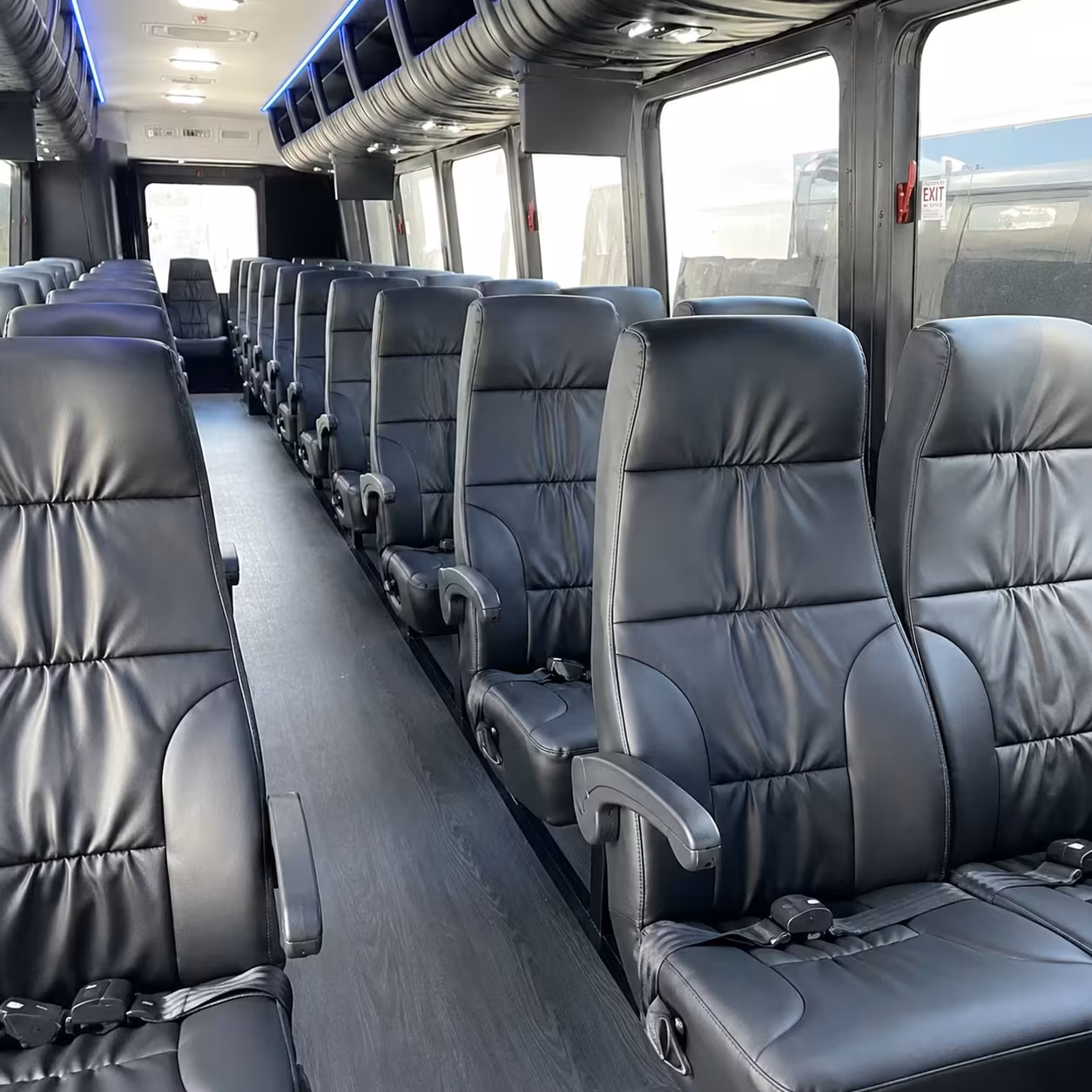 30 passenger minibus interior