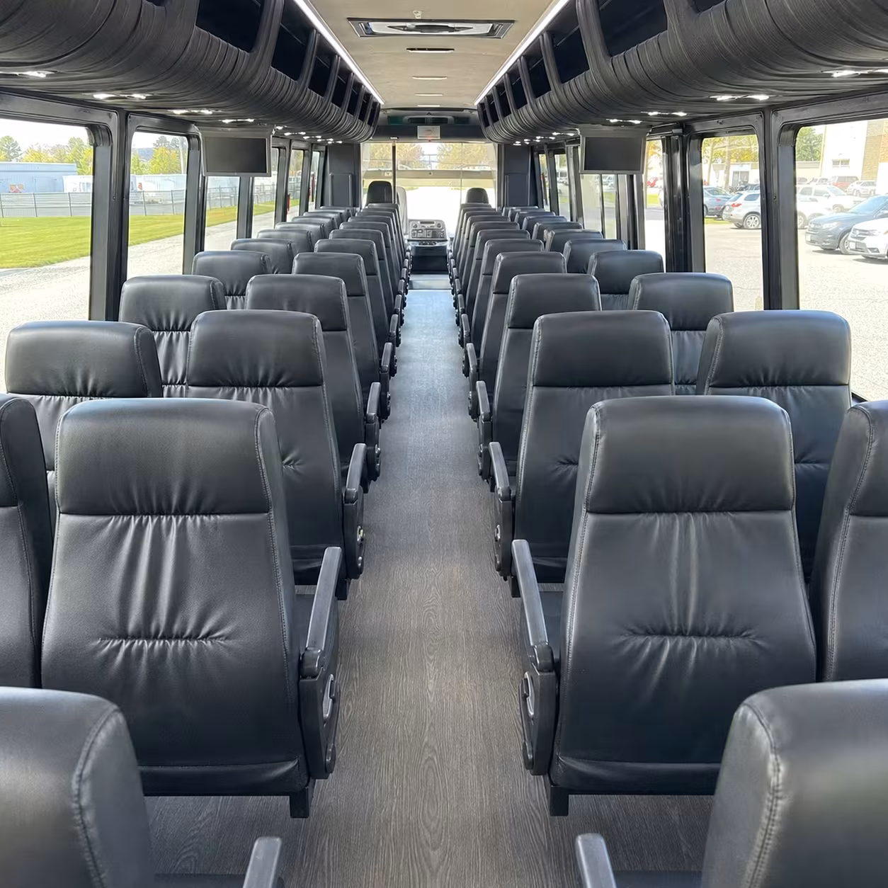 35 passenger minibus inside