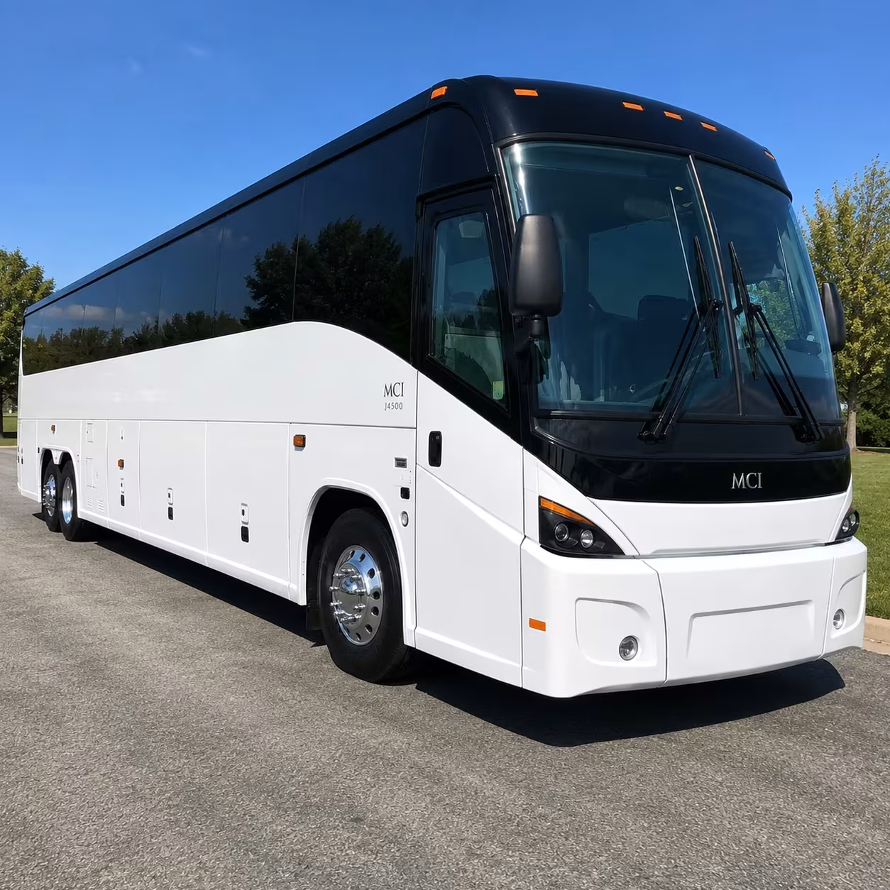 56 passenger charter bus