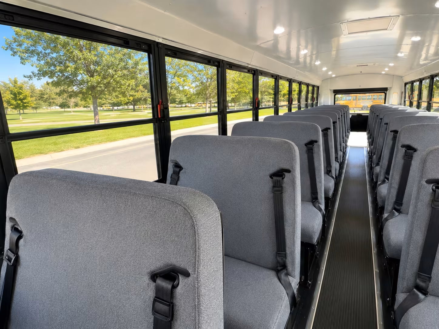 school bus interior