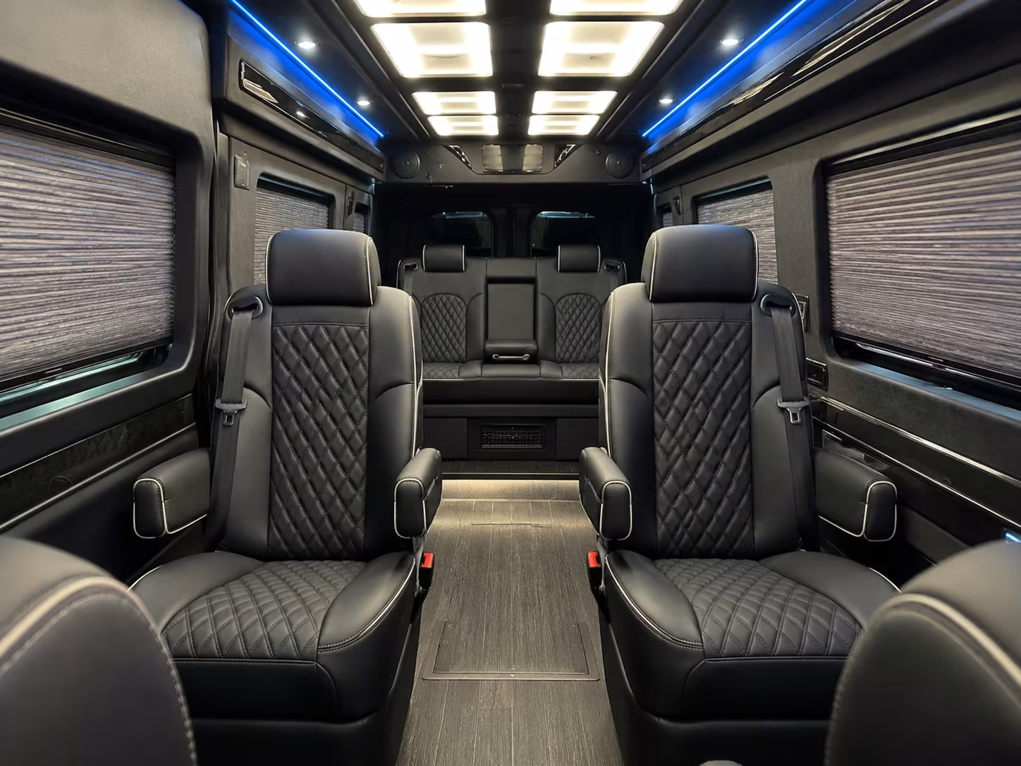 sprinter van with driver interior